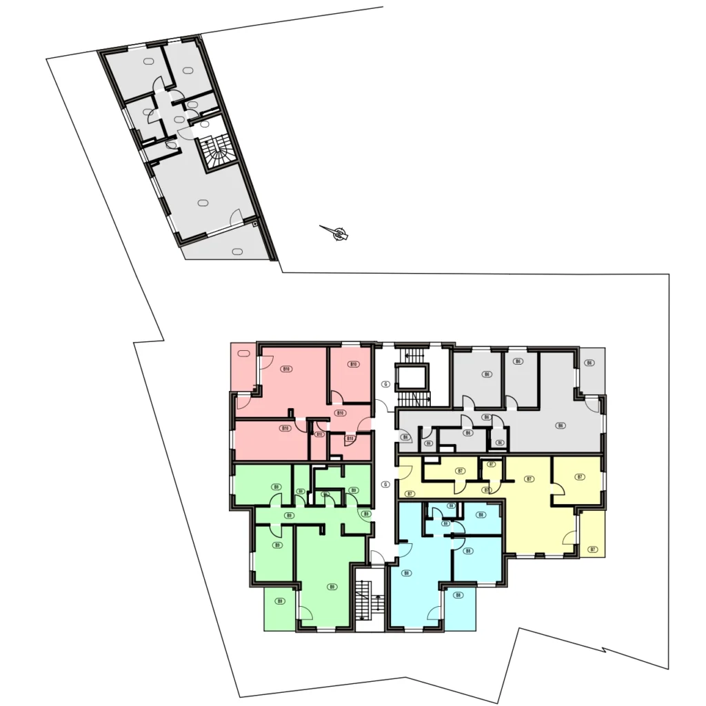 Village Garden – Geschossplan 1. Obergeschoss