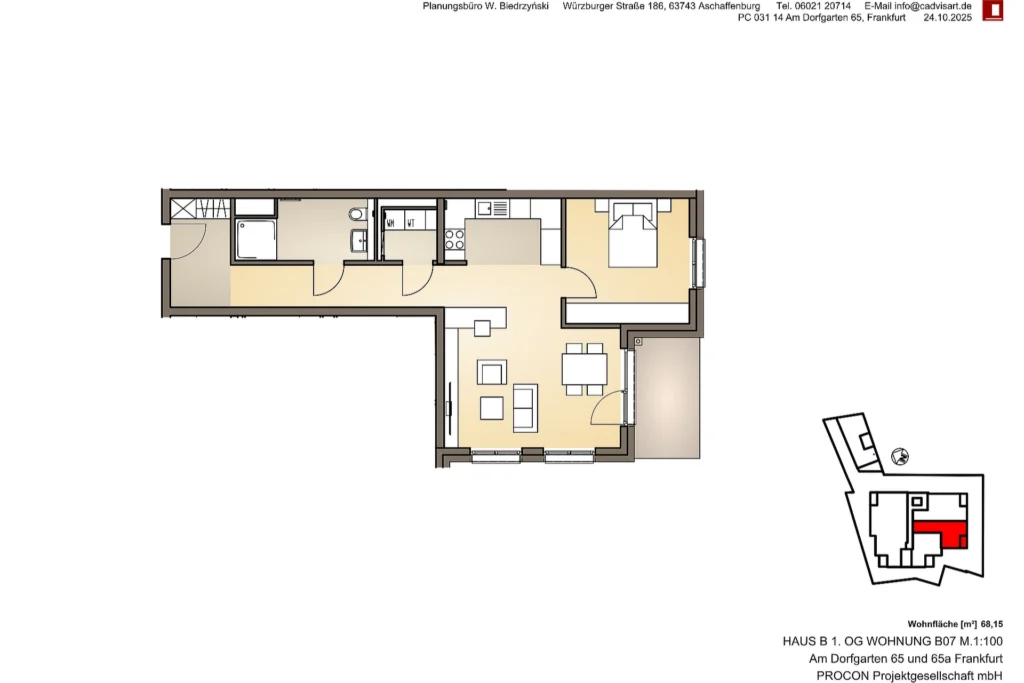 Village Garden – Grundriss Wohnung B07
